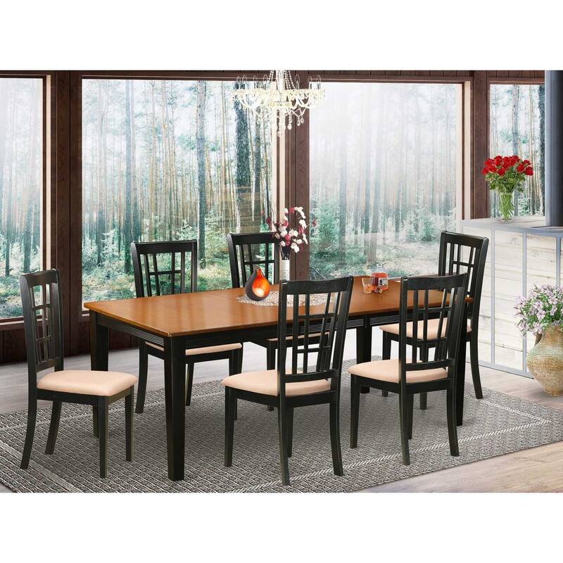 Dining Table Set with Chairs - Kitchen Table & Chair Set - Home Dining Room Furniture