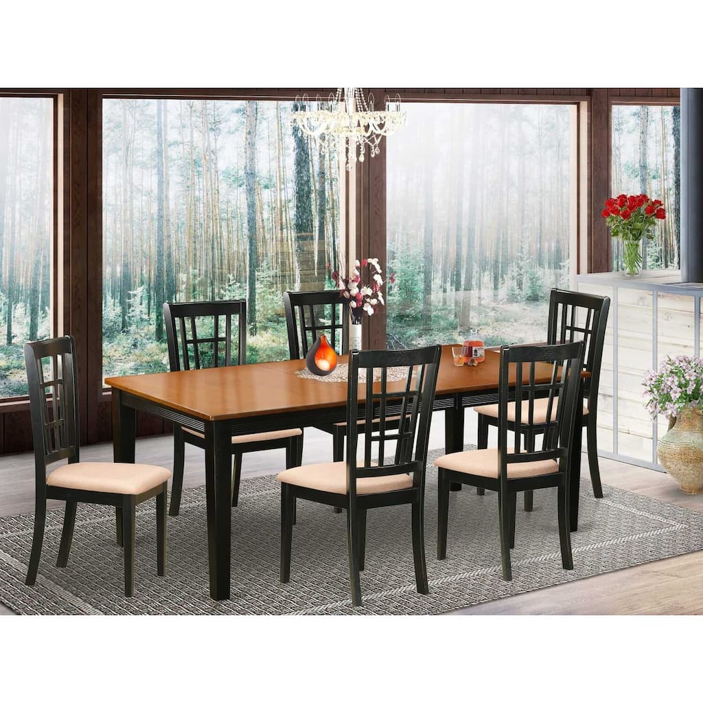 Dining Table Set with Chairs - Kitchen Table & Chair Set - Home Dining Room Furniture