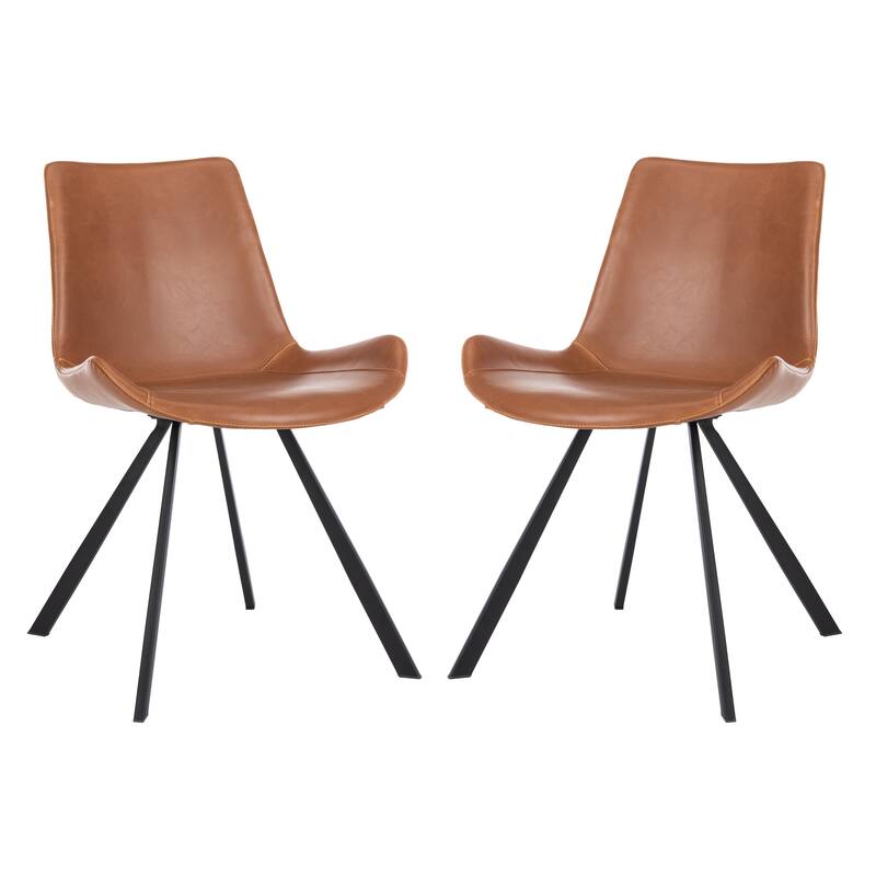 SAFAVIEH Corine Mid-Century Modern Accent Chairs (Set of 2) - 20.5" x 24" x 31.5" - 20Wx24Dx32H