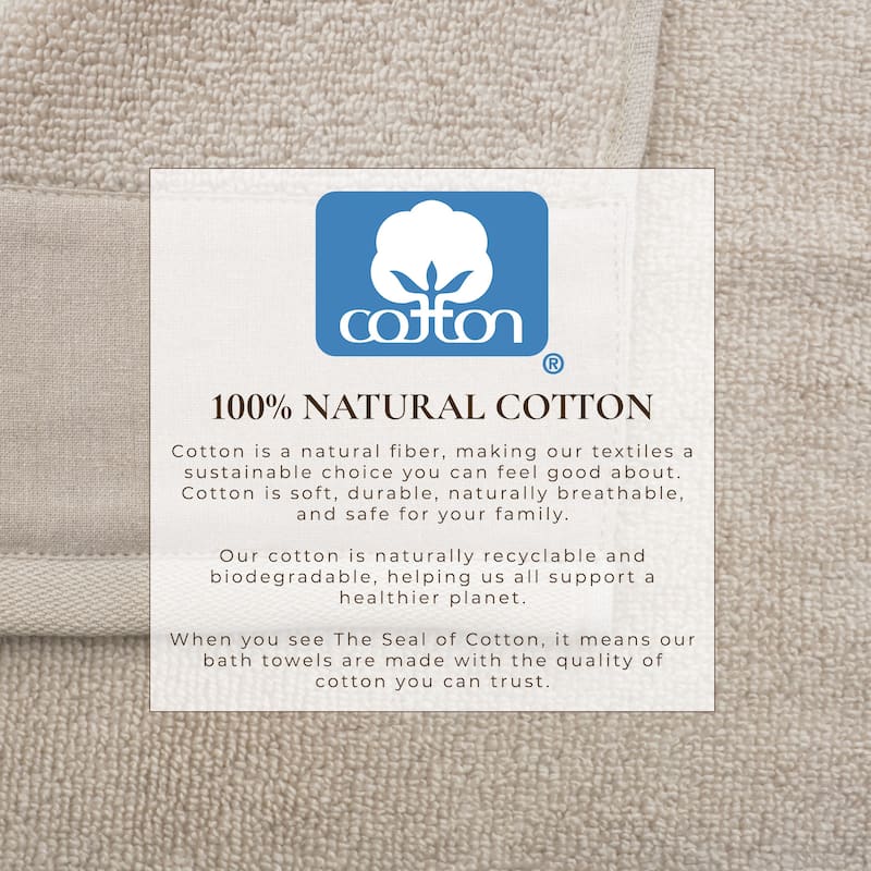 Linery & Co. Ultra-Soft Cotton and Linen Like Border Towel Set