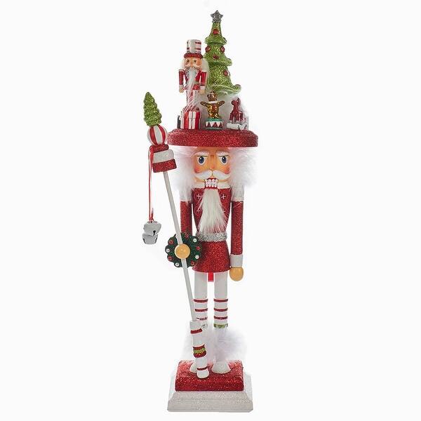 Shop Kurt Adler 18 Inch Hollywood Christmas Tree Hat Nutcracker 18 Overstock 17336858