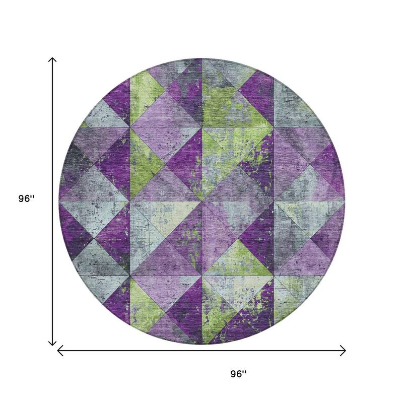 HomeRoots Geometric Transitional Rectangle Outdoor Rug