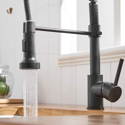 Commercial Kitchen Faucet with Pull Down Sprayer