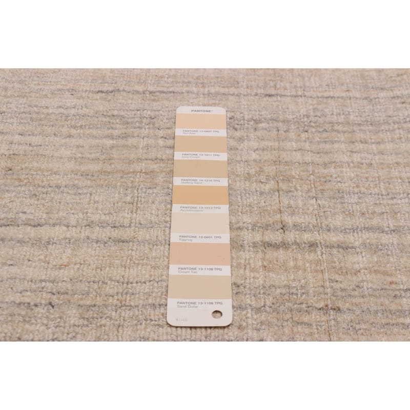 ECARPETGALLERY Hand Loomed Kashkuli Gabbeh Ivory Wool Rug - 5'8 x 8'1