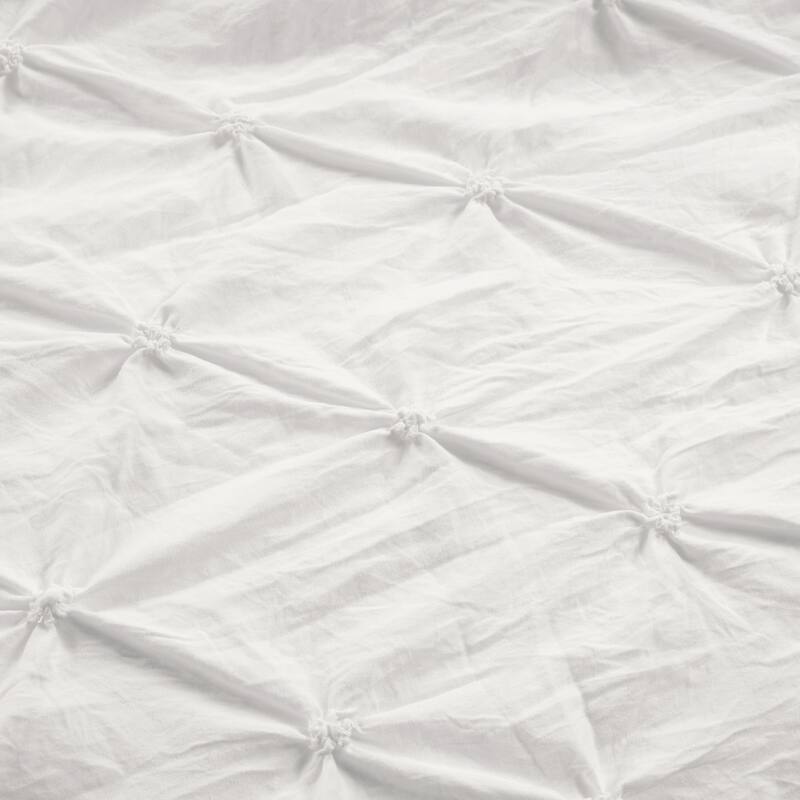 Lush Decor Ravello Pintuck Soft Oversized Duvet Cover 3 Piece Set