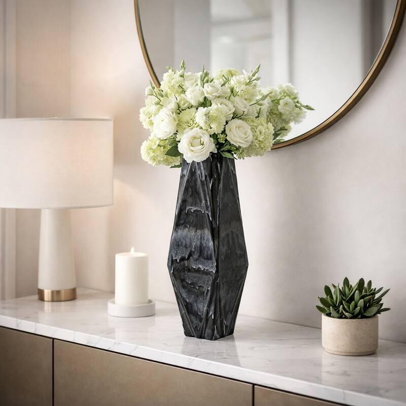 Decorative Vase - Ceramic Tall Sculptural