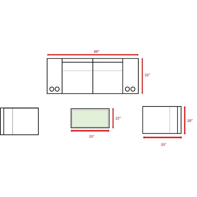 7 Piece Seating Group with Cushions