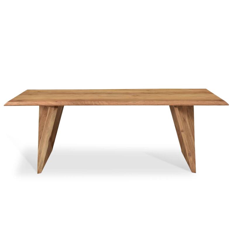 Solid Acacia Wood Coffee Table - 53"