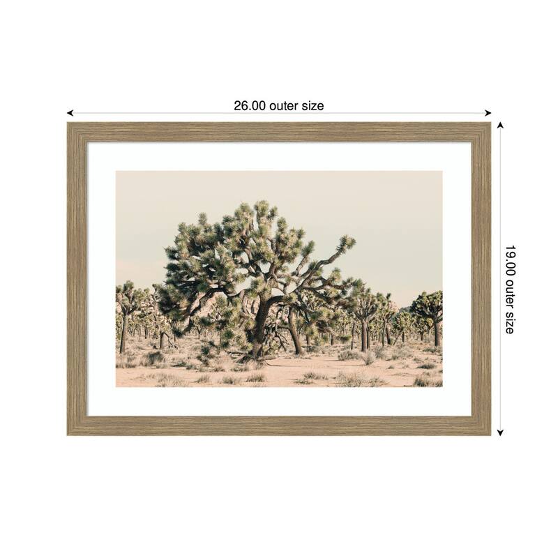Kate and Laurel Joshua Tree No. 1 by Alicia Bock Framed Wall Art Print