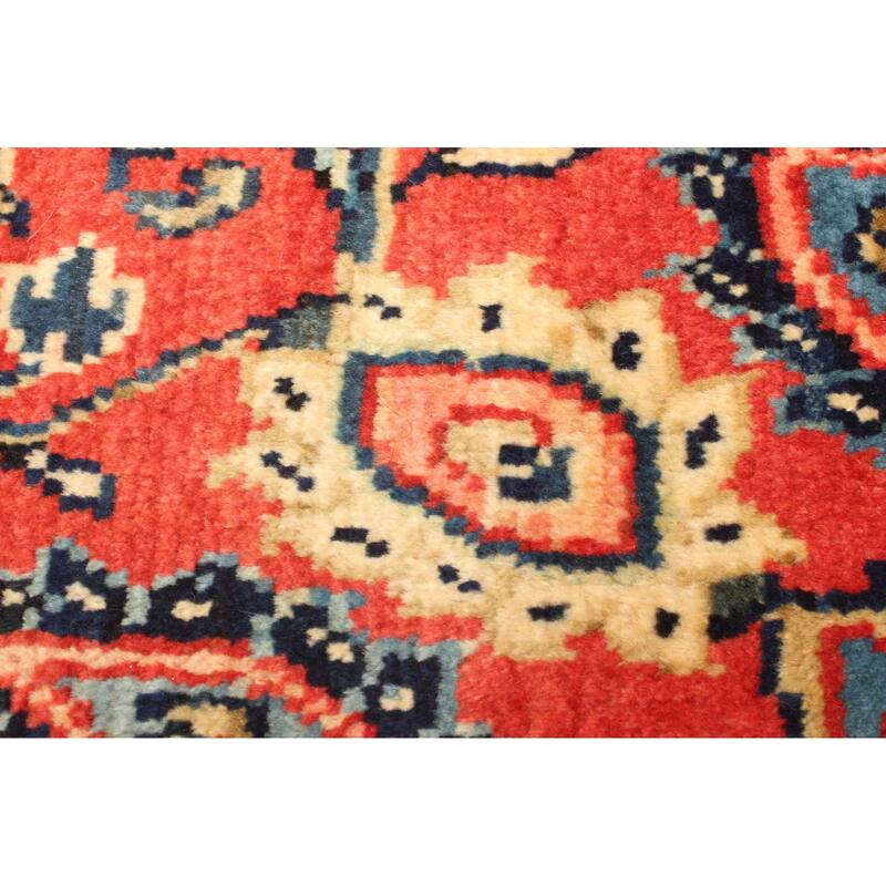 ECARPETGALLERY Hand-knotted Andelz Red Wool Rug - 3'10 x 6'7
