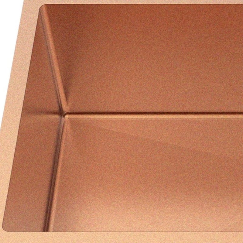 HomeRoots 10" X 33" Gold Stainless Steel Undermount Kitchen Sink - 33.00 in. x 10.00 in. x 20.00 in.