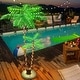 preview thumbnail 19 of 20, Lighted Palm Tree for Outside Patio Yard Party Pool