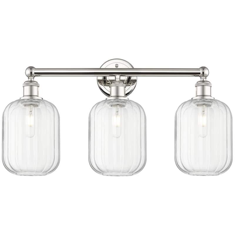 Innovations Lighting 616-3W-14-25 Preston Vanity Preston 3 Light 25" - Polished Nickel / Clear
