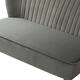 HULALA HOME Monica Modern Velvet Tufted Loveseat with Metal Legs