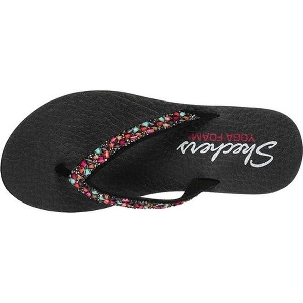 skechers meditation daisy delight black