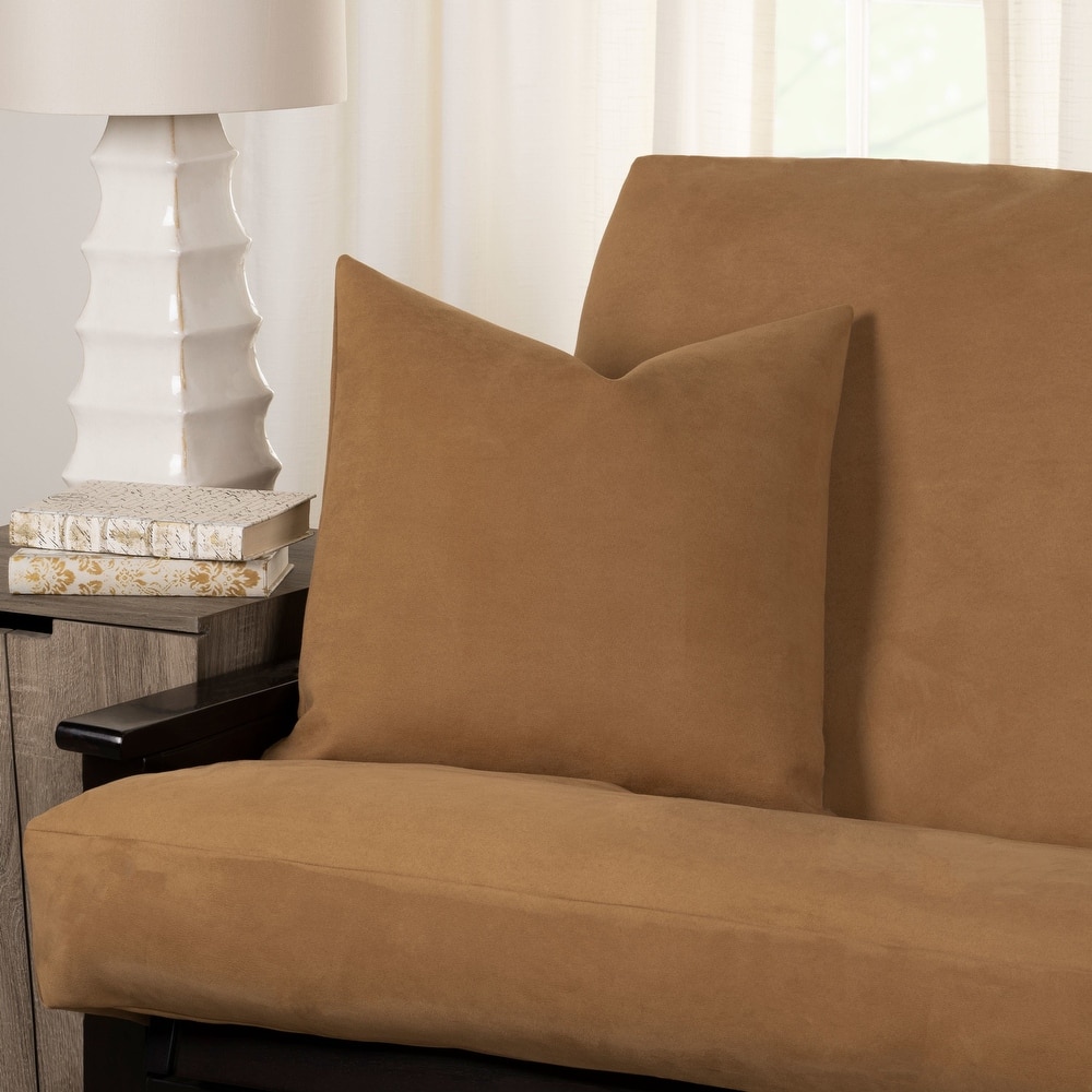 Longhorn Suede-Style Designer Throw Pillow