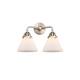 Option Matte White / Brushed Satin Nickel