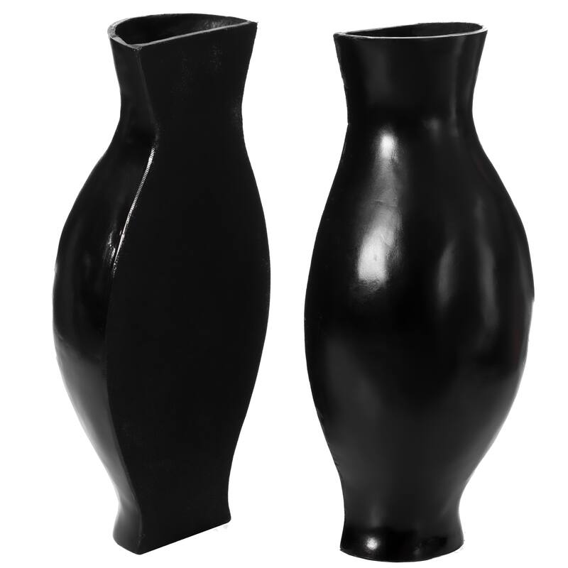 Tall Narrow Vase, Sleek Split Vase, Modern Floor Vase, Decorative Gift, Vase for Interior Design, 24.5 Inch Vase