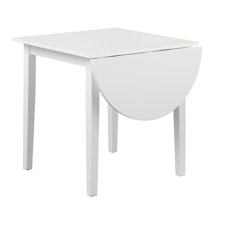 Simple Living Country Cottage Solid Wood Drop-Leaf Dining Table