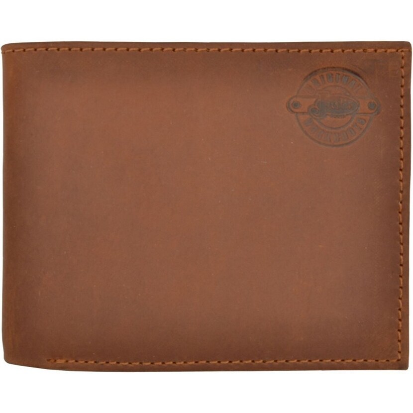 Justin Original Workboots Black Work Bifold Wallet