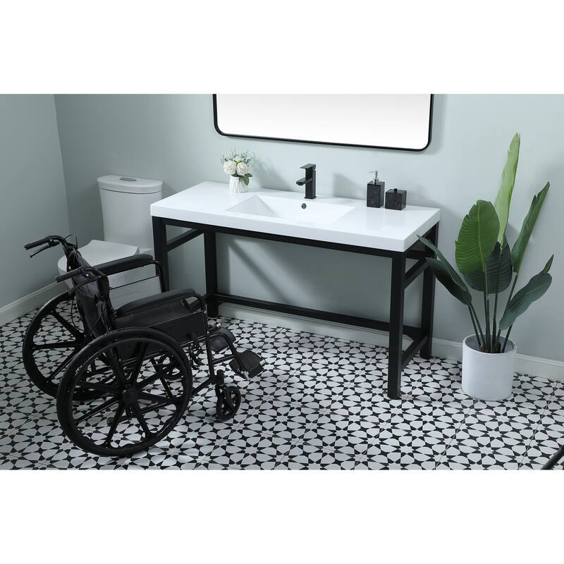Luna 36 - 60 Inch ADA Compliant Single Bathroom Vanity