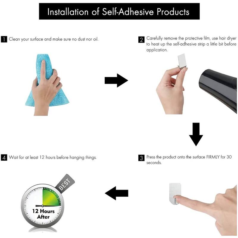 24-Inch Adhesive Hand Towel Holder