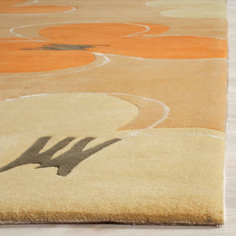 SAFAVIEH Handmade Soho Sarai Daisy N.Z. Wool Rug