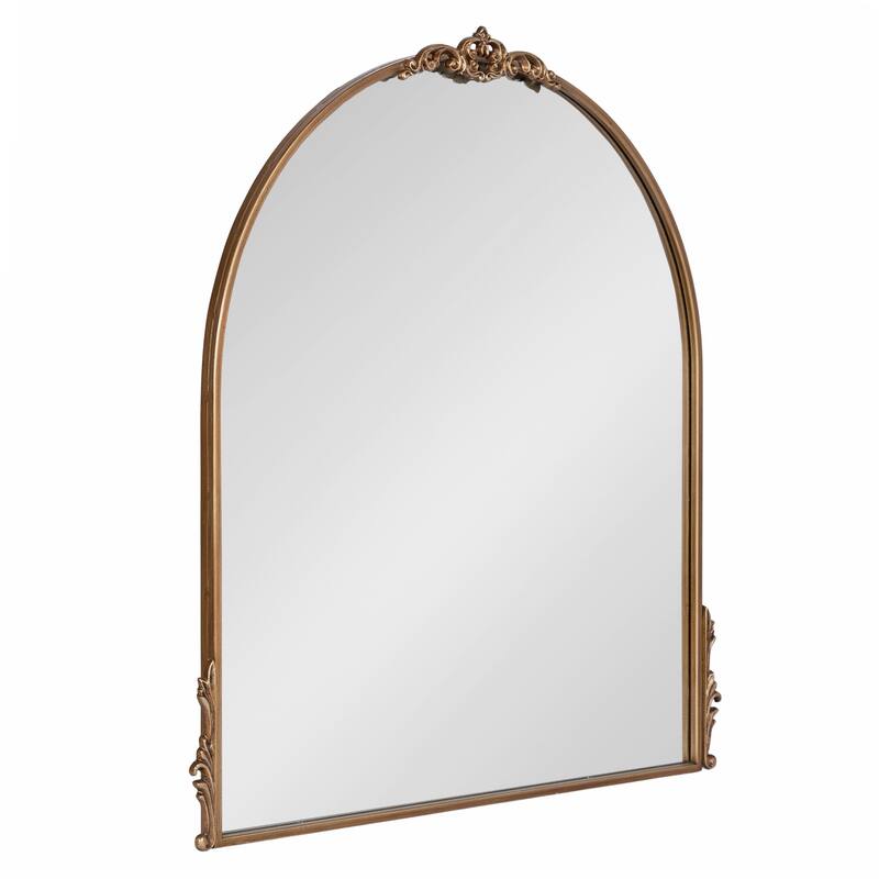 Kate and Laurel Myrcelle Decorative Framed Wall Mirror - 32x30 - Gold