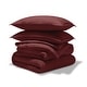 preview thumbnail 113 of 138, Bare Home Hypoallergenic Down Alternative Comforter Set Full - Heathered Rose