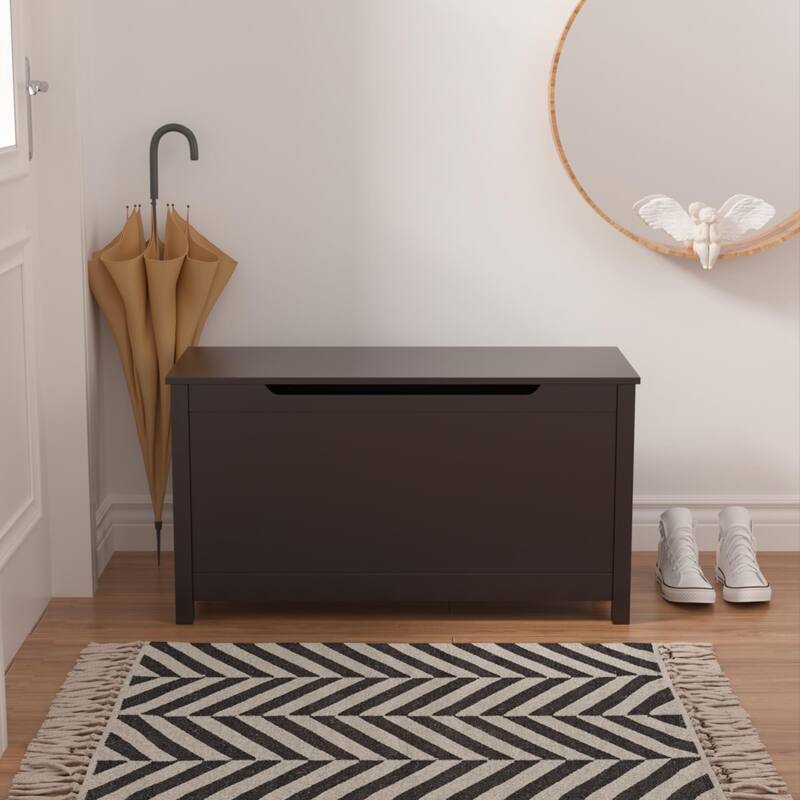 Anmytek Kids Storage Bench with Toy Organizer for Playroom and Bedroom Multifunctional Storage Ottoman