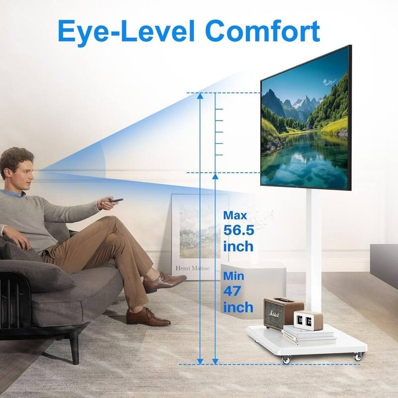 Rolling TV Stand