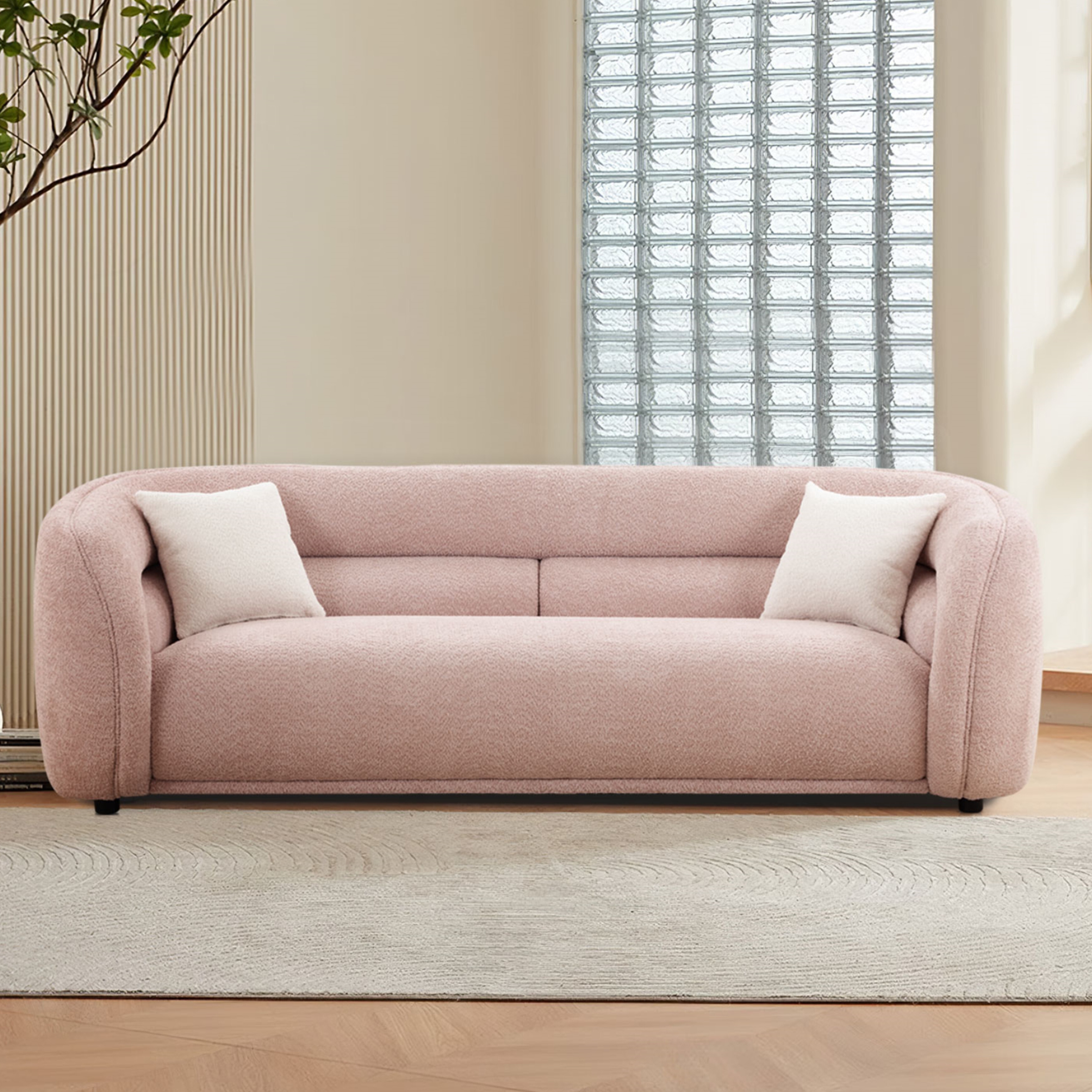 75 Single Cushion Sofa with Pillow Back, Square Arm - On Sale - Bed Bath &  Beyond - 37974451