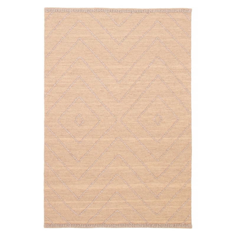 Marrakech Khaki Kilim 5'0" x 7'7" - 5'0 x 7'7 - Khaki - 5'0 x 7'7