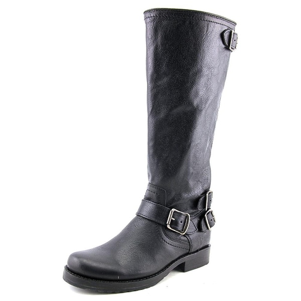 frye veronica back zip boot black
