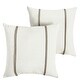 preview thumbnail 38 of 42, Sorra Home Sunbrella Outdoor Double Petite Flange Pillow Set of 2
