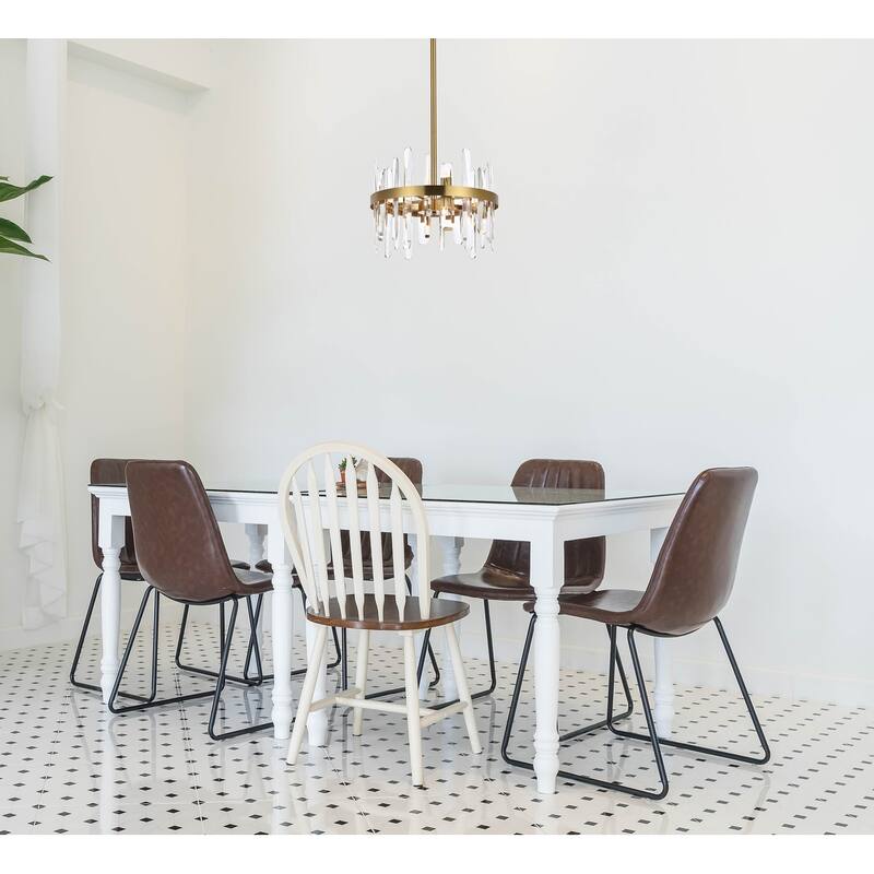 Indigo Home 16 inch crystal round pendant