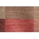 preview thumbnail 10 of 17, Modern Gabbeh Kashkoli Oriental Wool Runner Rug Hand-knotted Carpet - 2'7" x 20'7"