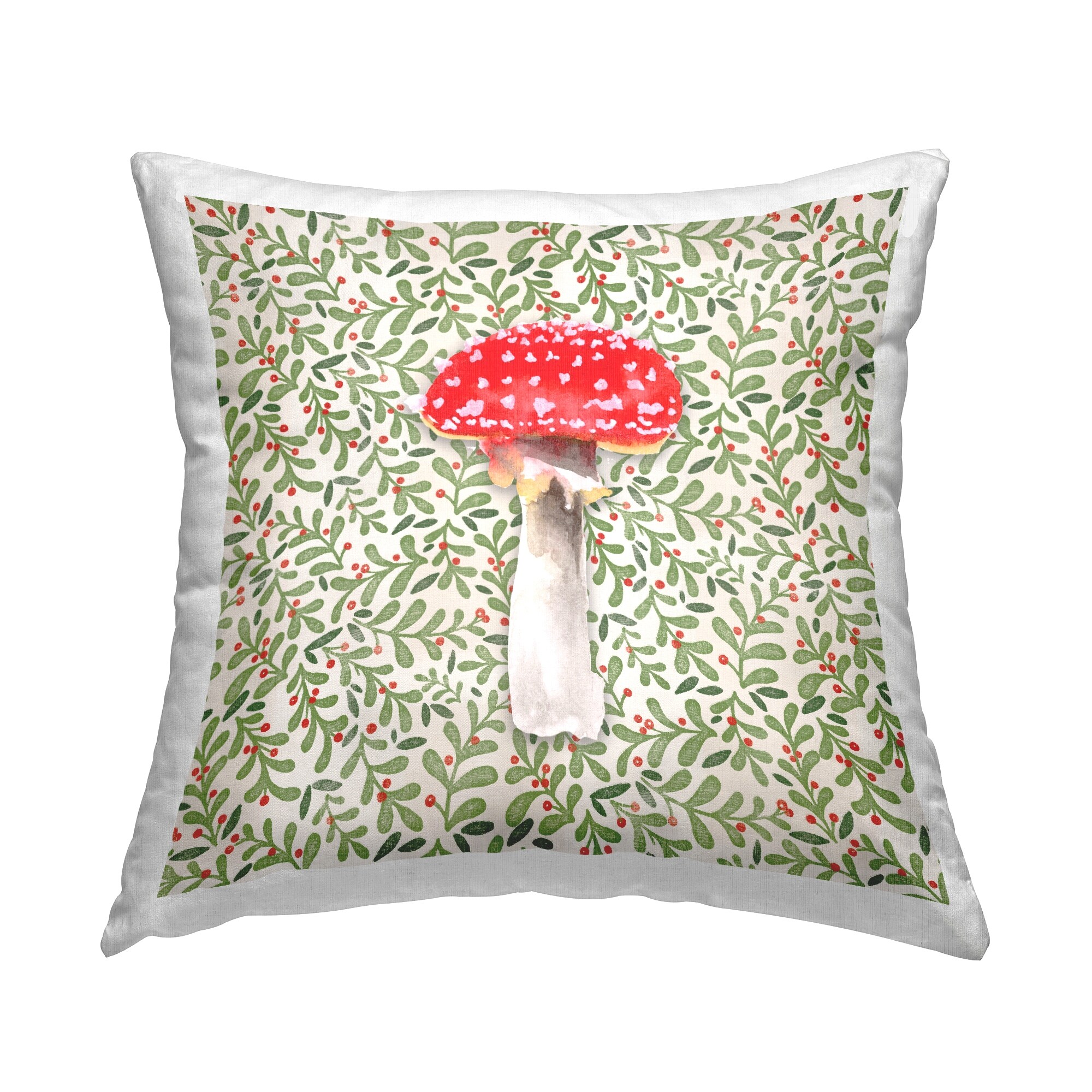 Stupell Grey Mushroom Pattern Design by Two If By Sea Studios