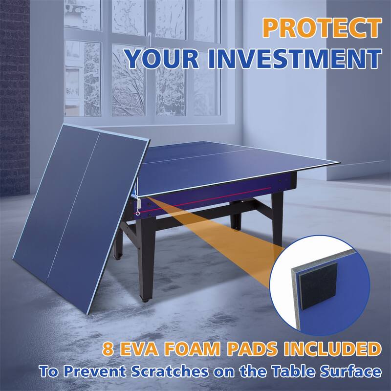 6*3ft Mid-Size Ping Pong Conversion Top Foldable,Table Tennis Table Top