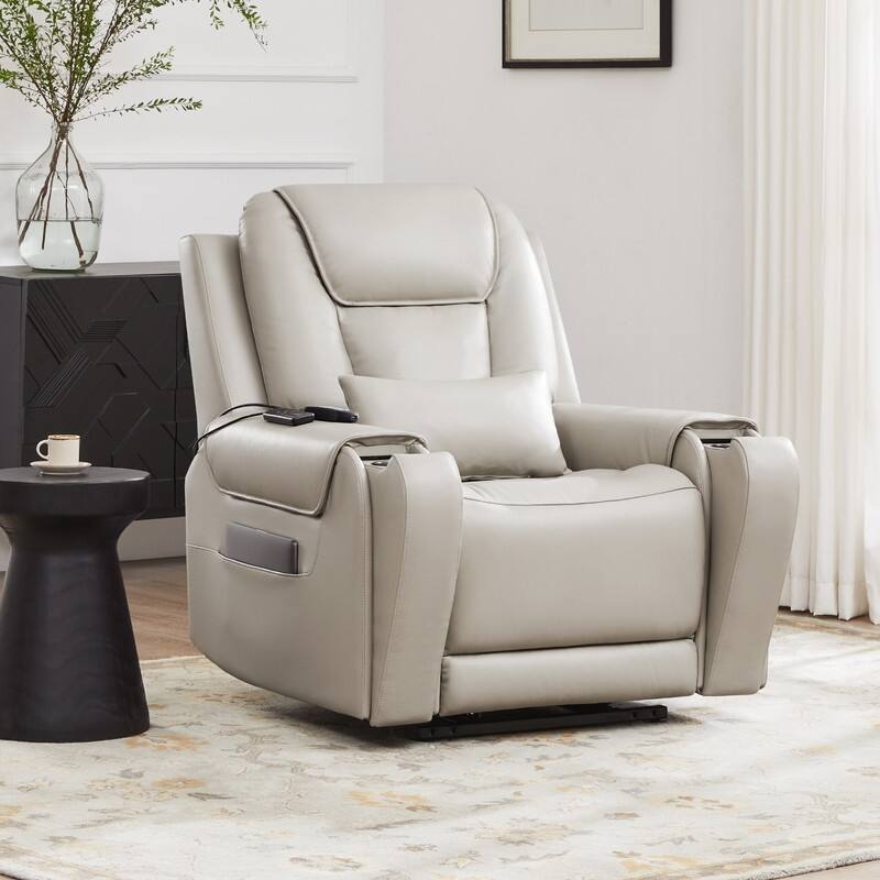 Andy Electric Power Lift Recliner with Heat and Massage for Elderly