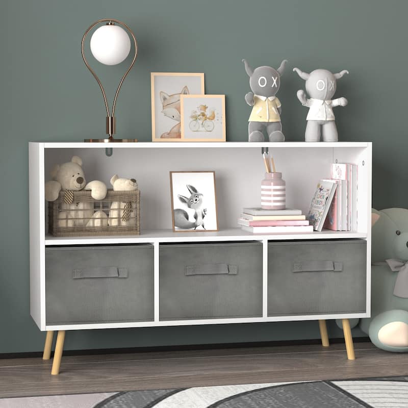 Storage Cabinet Organizer - White