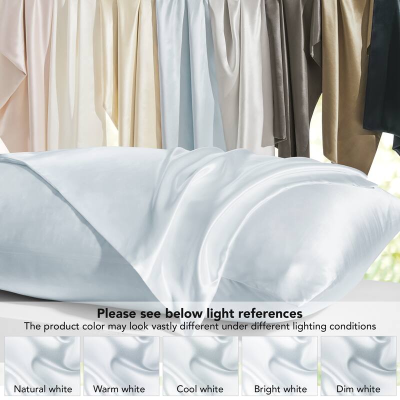 Deconovo 100% Pure Mulberry Silk Pillowcase With 22 Momme 6A High Grade Fibers