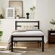 preview thumbnail 11 of 13, Durable Twin Bed Frame with Heavy Duty Metal Construction Noise Free And Functional