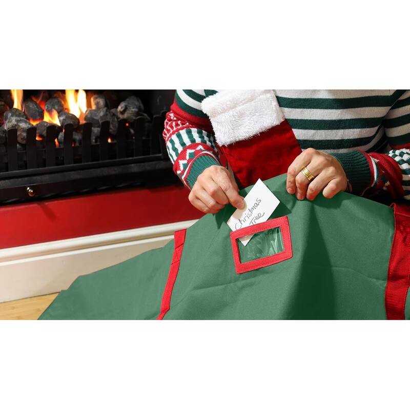 Christmas Tree Bag Heavy Duty 600D Oxford - Christmas Tree Bags Storage Fits Up To 9Ft trees