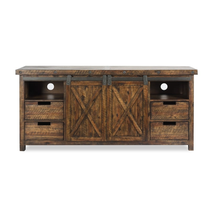 Carpenter Brown Entertainment Base by Flexsteel - 72" x 33" x 19"