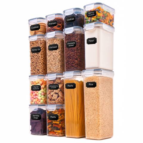Cheer Collection Set of 14 Airtight Food Storage Containers - Set of 14