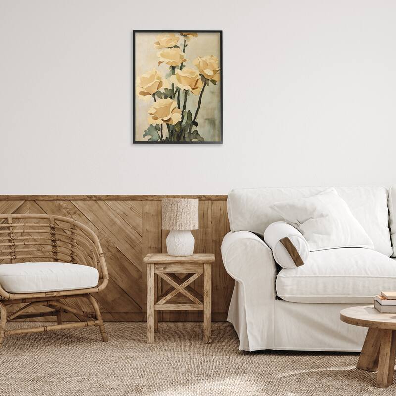 Stupell Vintage Roses Bundle Framed Giclee Art Design By Franklyn Gregory