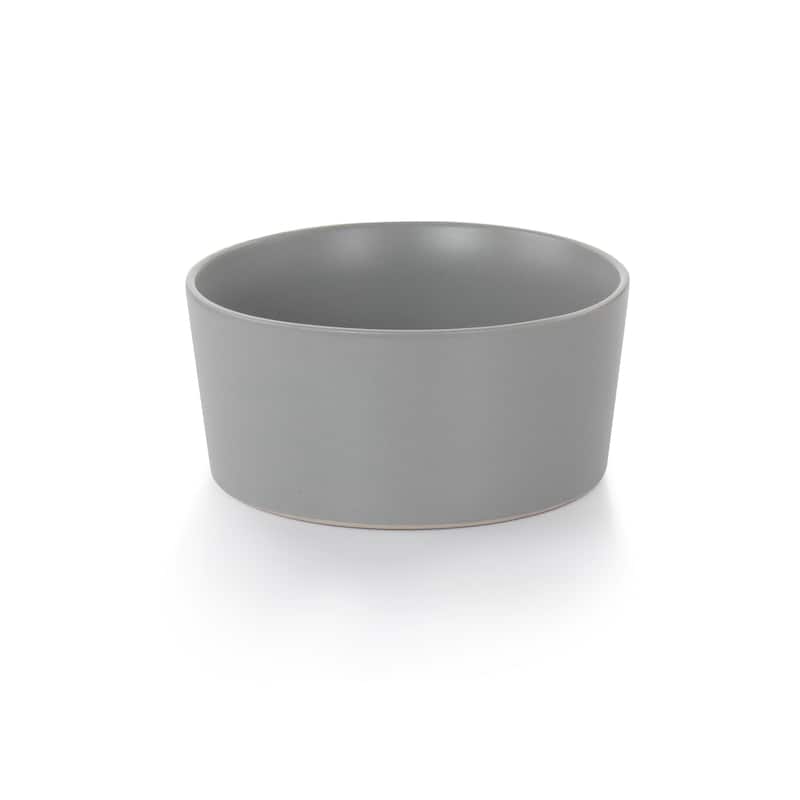 Elama Luxmatte Light Grey 16 Piece Dinnerware Set