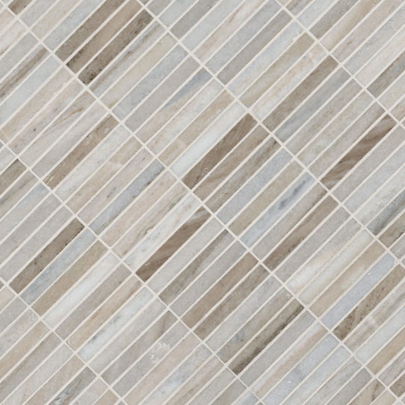 Ackland AKM-S-12X12STP-CA 12" x 12" Marble Linear Floor and Wall - Orsena
