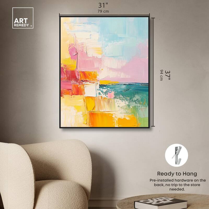Hued Vista Canvas by Art Remedy